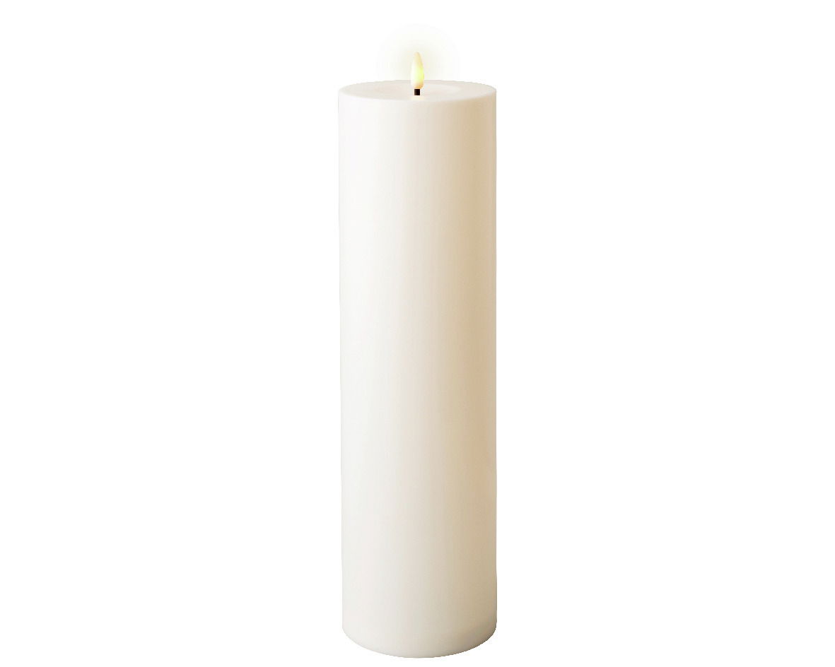 Lumineo LED-Kerze Wachs