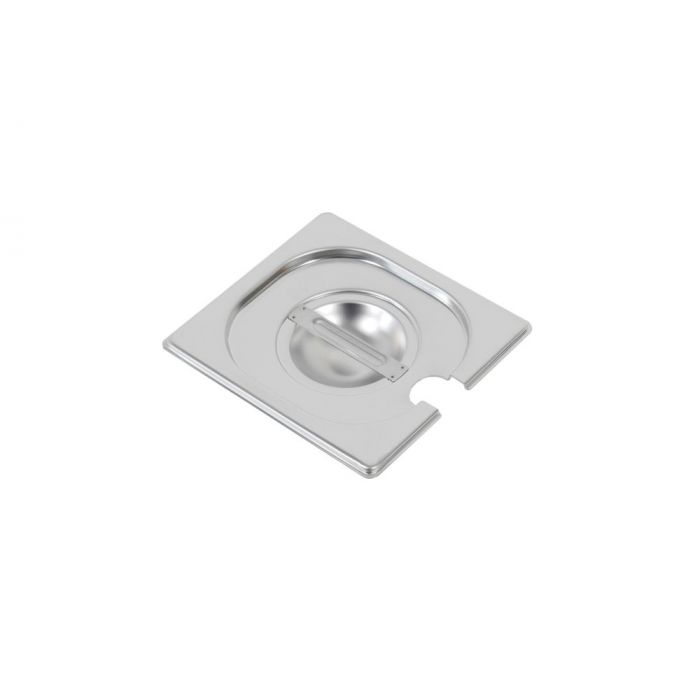 Bartscher Deckel 1/6GN, mit Löffelaussparung