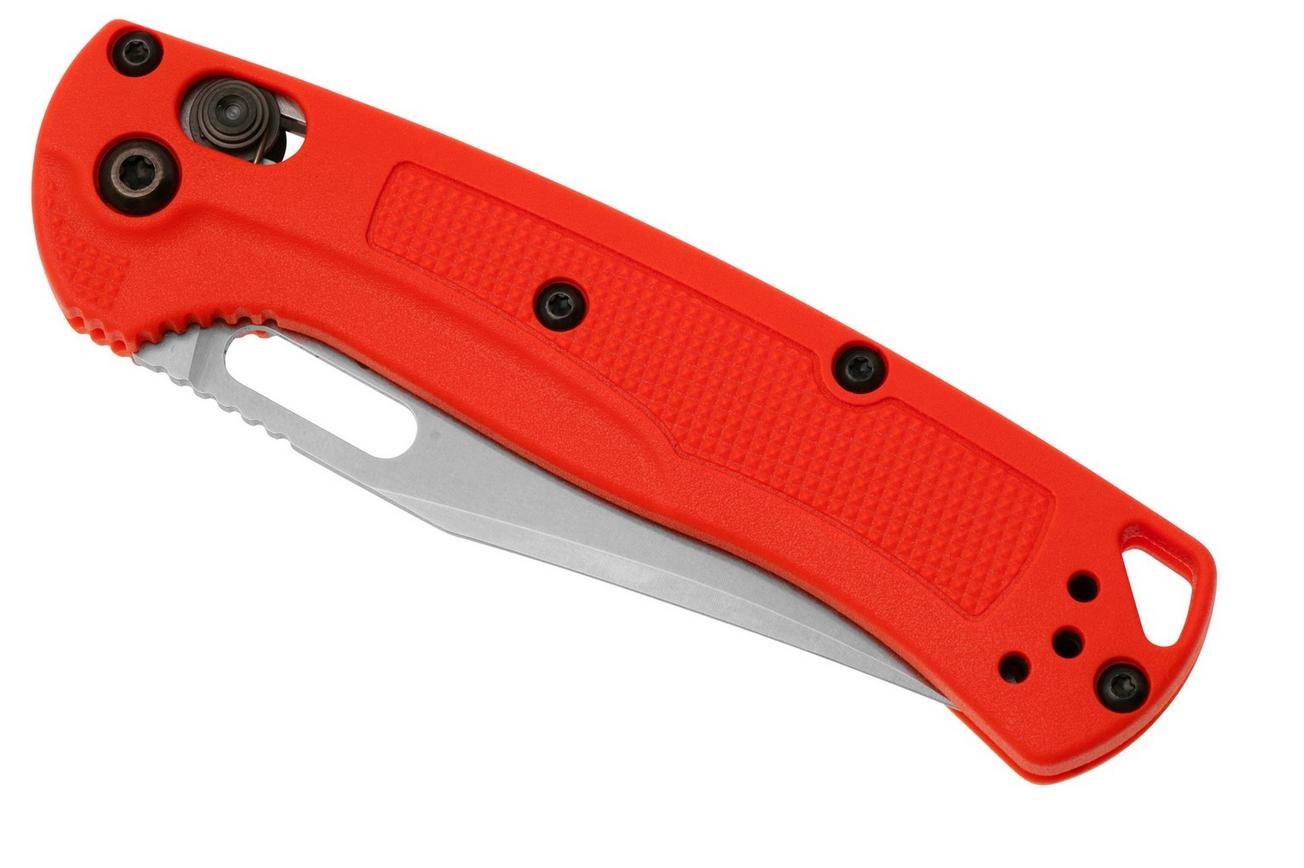Benchmade Mini Taggedout 15533 CPM-154, Orange Grivory, jachtzakmes