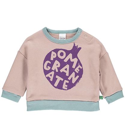 Freds WoRød Sweatshirt - Veggie - Rose Wood m. Print