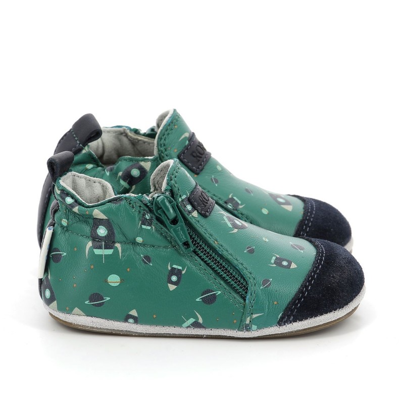 Robeez Robeez Mini Shoez Rocket Trip Vert