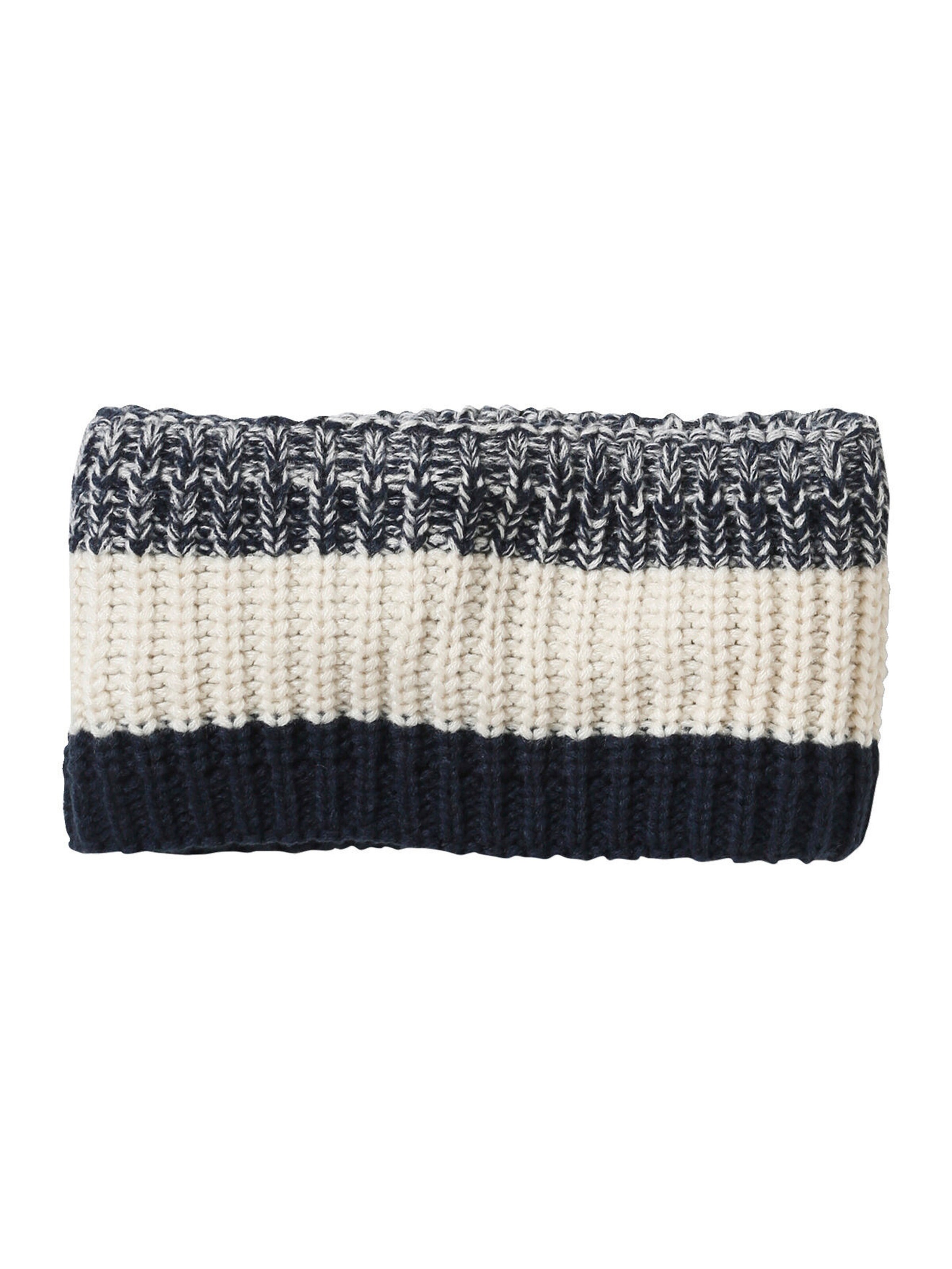 Vertbaudet Jungen-Set: Mütze, Rundschal & Handschuhe, Colorblock nachtblau
