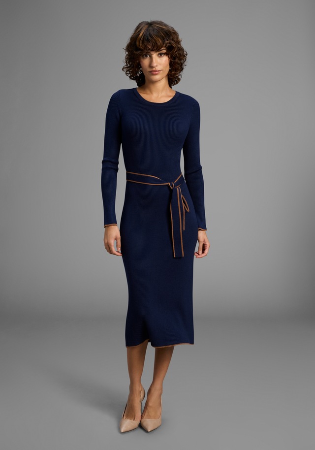 HECHTER PARIS Strickkleid mit Streifengürtel - NEUE KOLLEKTION