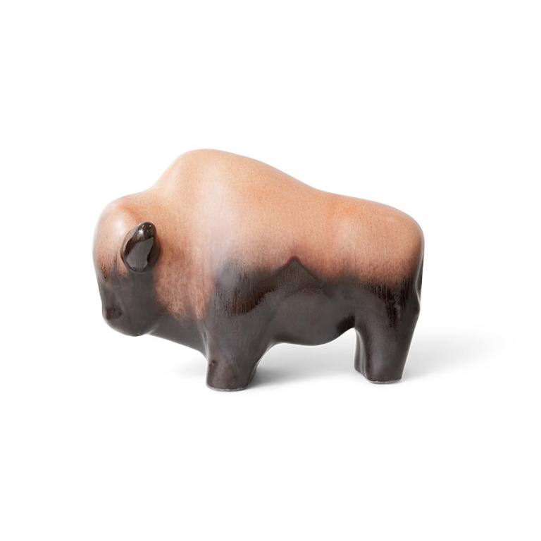 HKliving Ceramic Bull woondecoratie by Otto Keramik Bronze