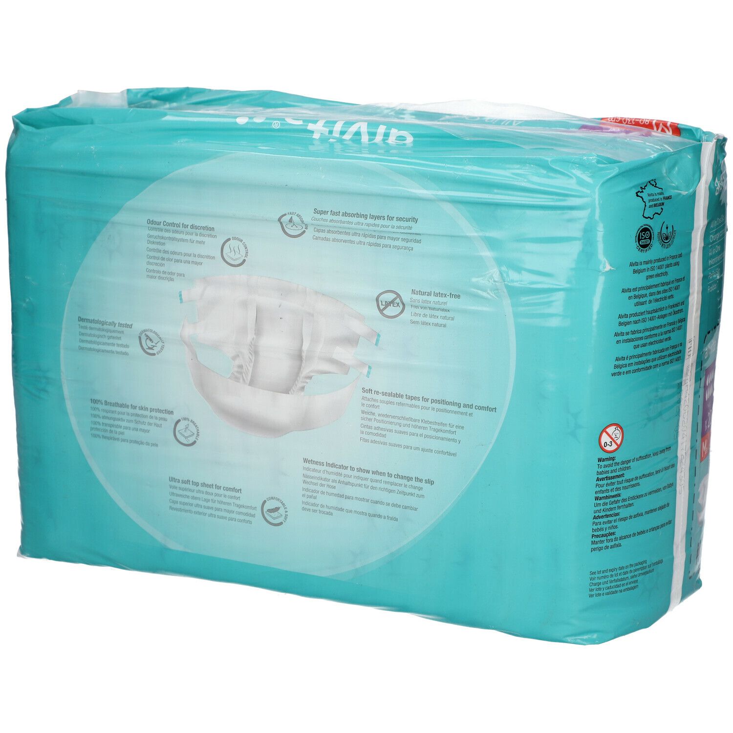alvita® All-in-One Inkontinenzhosen Maxi Medium Nacht