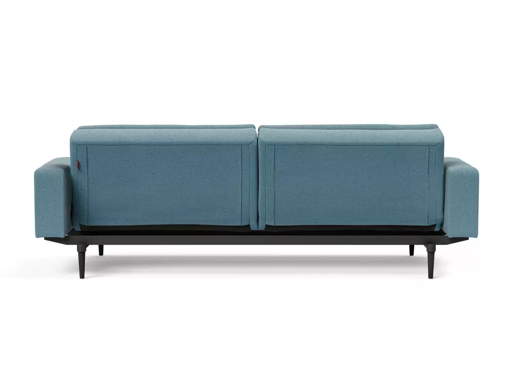Schlafsofa mit Armlehnen Dublexo Styletto schwarz