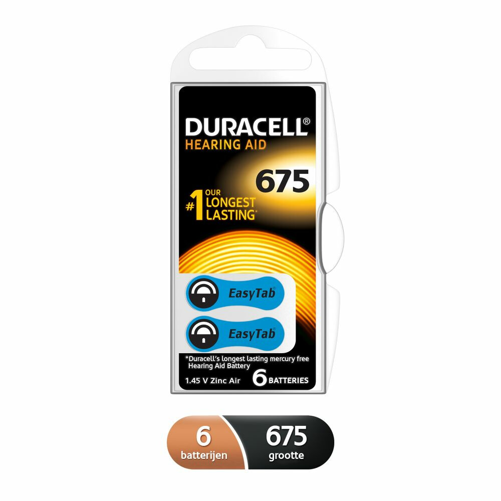 Duracell Hoortoestelbatterijen 6756 stuks