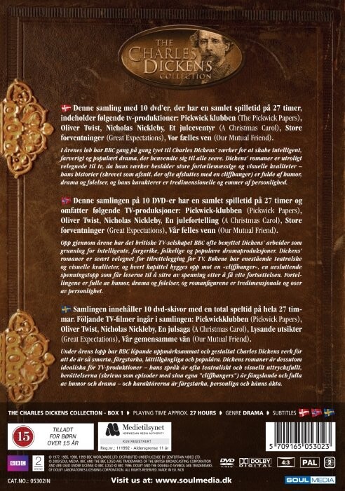 Charles Dickens Box 1 - DVD