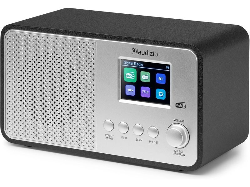 Audizio DAB  Radio Avio Silber DAB  Radio mit Bluetooth