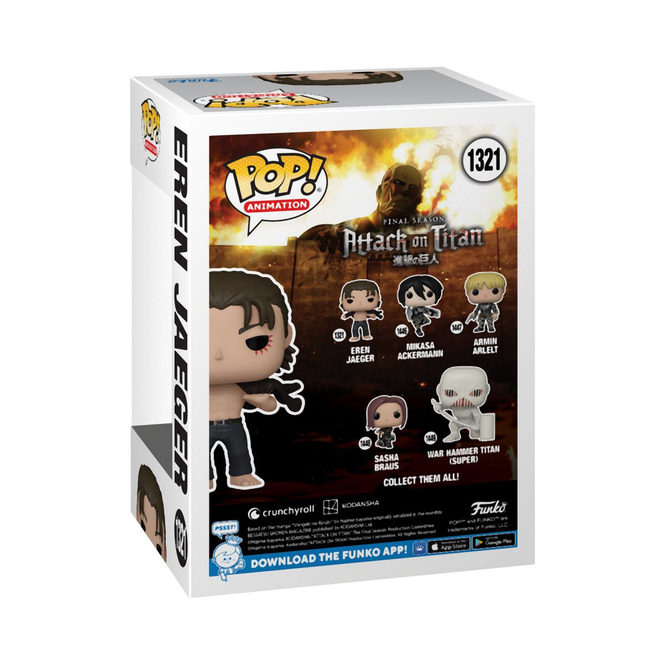Funko POP! - Attack of Titan Sammelfigur - Eren Jaeger