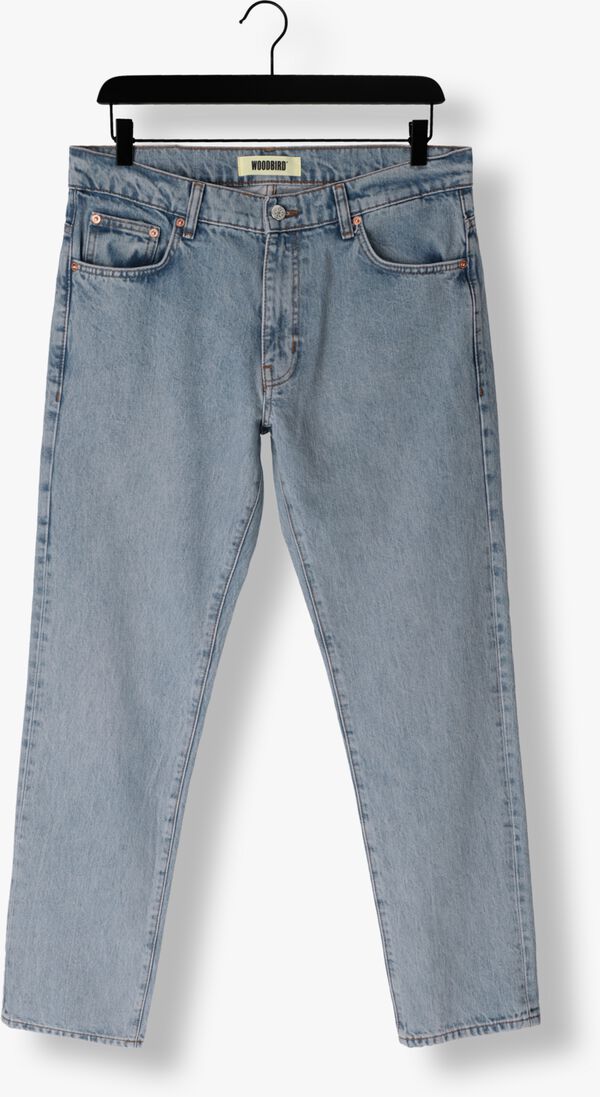 WOODBIRD blauwe woodbird straight leg jeans doc doone jeans