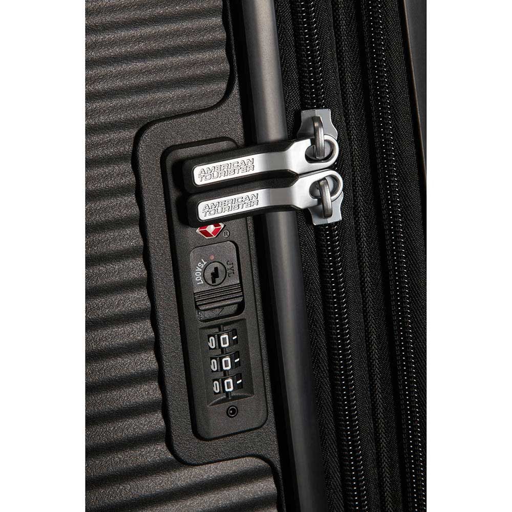 American Tourister Soundbox Spinner 55 Expandable bass black