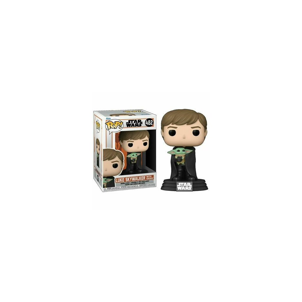 Figurine Pop! - Luke Skywalker with Grogu n°482