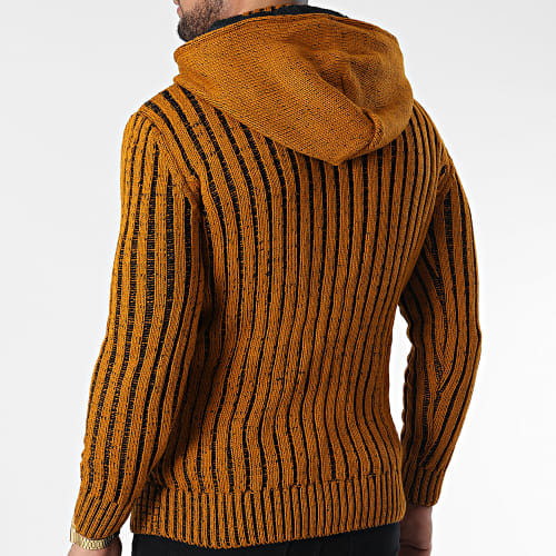 Gilet Zippé Capuche 3010 Orange