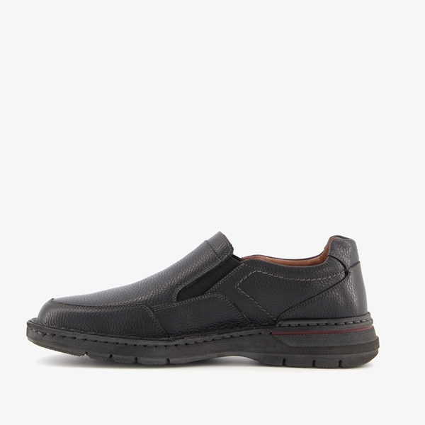 Hush Puppies leren heren instappers zwart