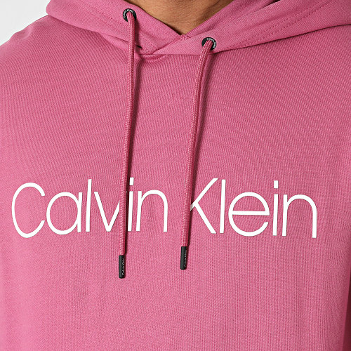Sweat Capuche Cotton Logo 7033 Rose