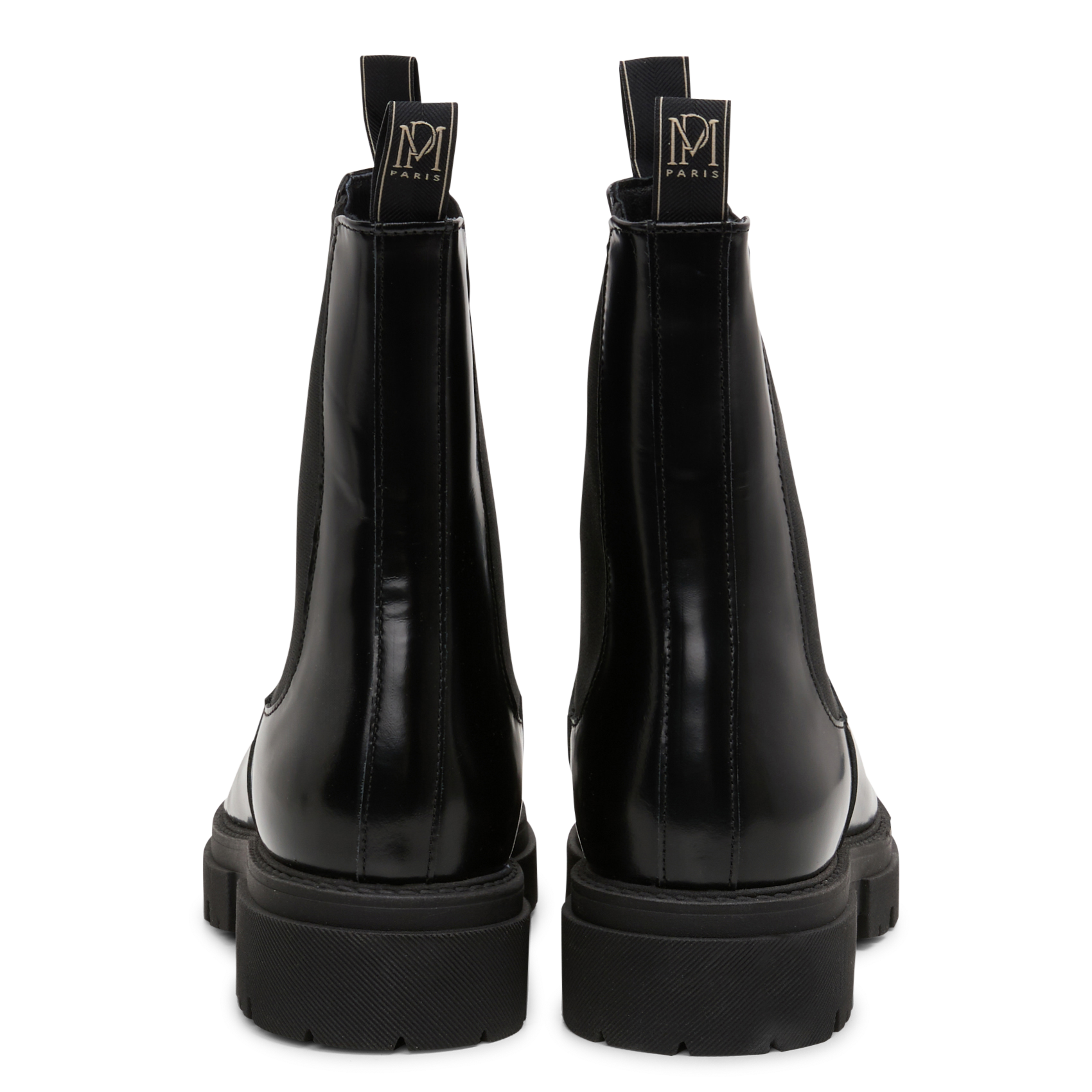 CHUCK - Bottines en cuir | Noir