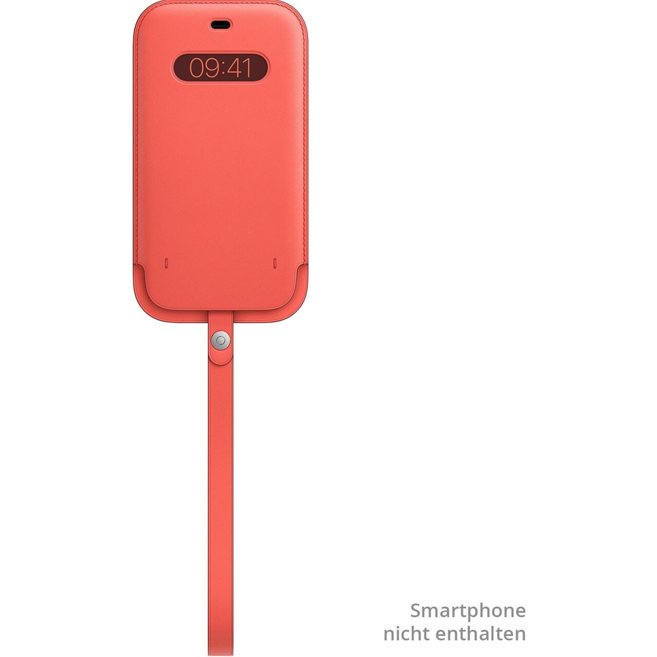 Apple Lederhülle mit MagSafe (für iPhone 12 Pro Max) - Zitruspink
