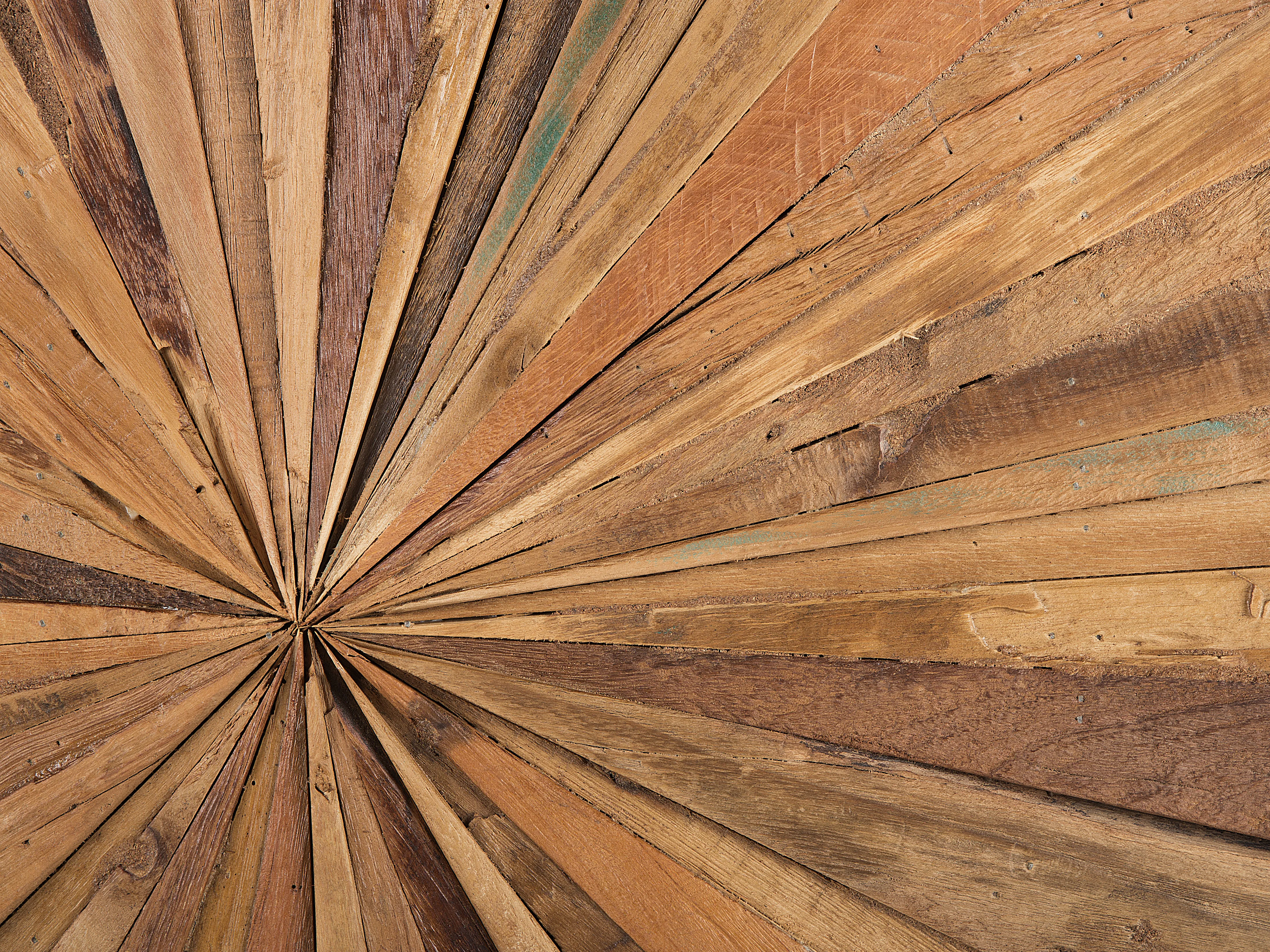 Wanddecoratie MORELIA Teakhout 60 cm Bruin