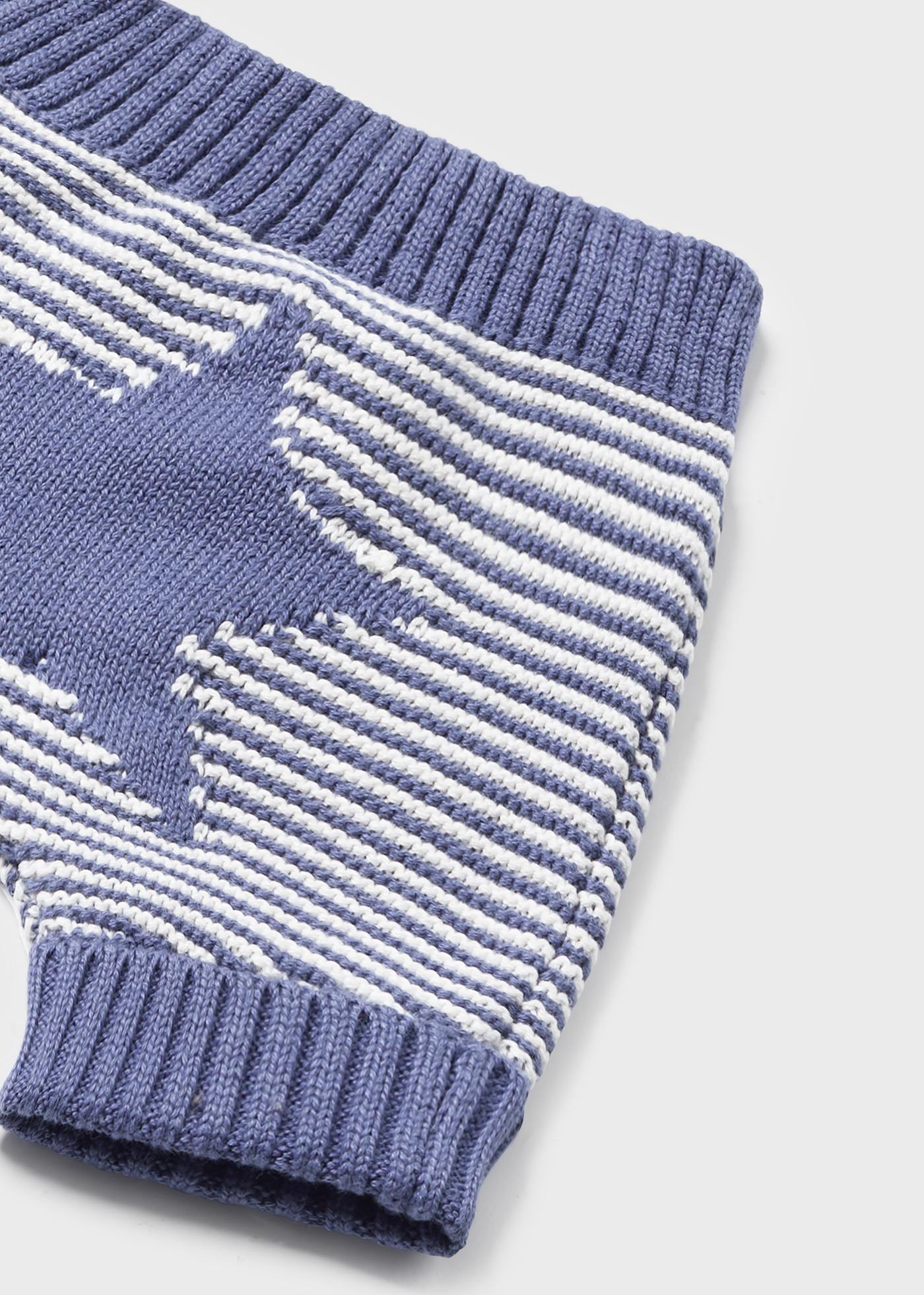 Conjunto de malha de algodão Better Cotton de 3 peças para recém-nascido