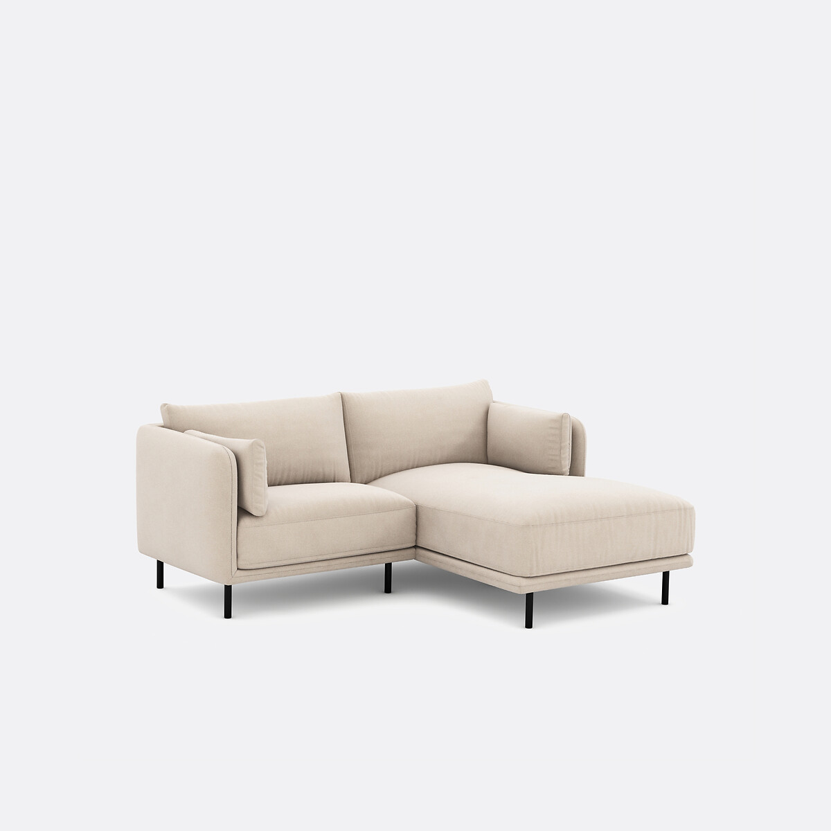 LA REDOUTE INTERIEURS<br>Sofá compacto retangular, tecido texturizado Victor