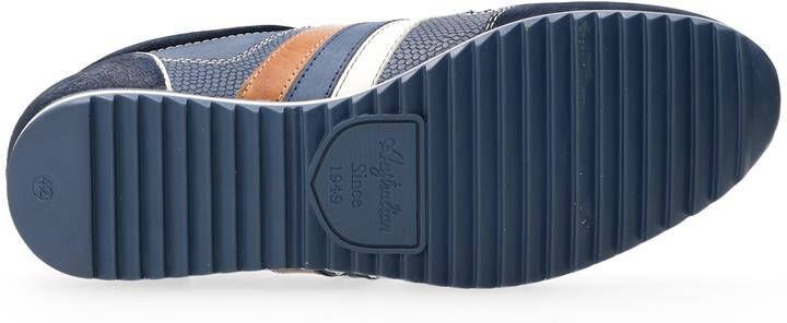 Australian Blauwe Suède Lage Sneakers Camaro Multicolor Heren