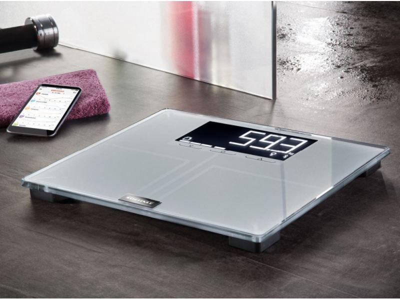 Soehnle Körperanalysewaage Shape Sense Connect 200 Grau Diagnosewaage
