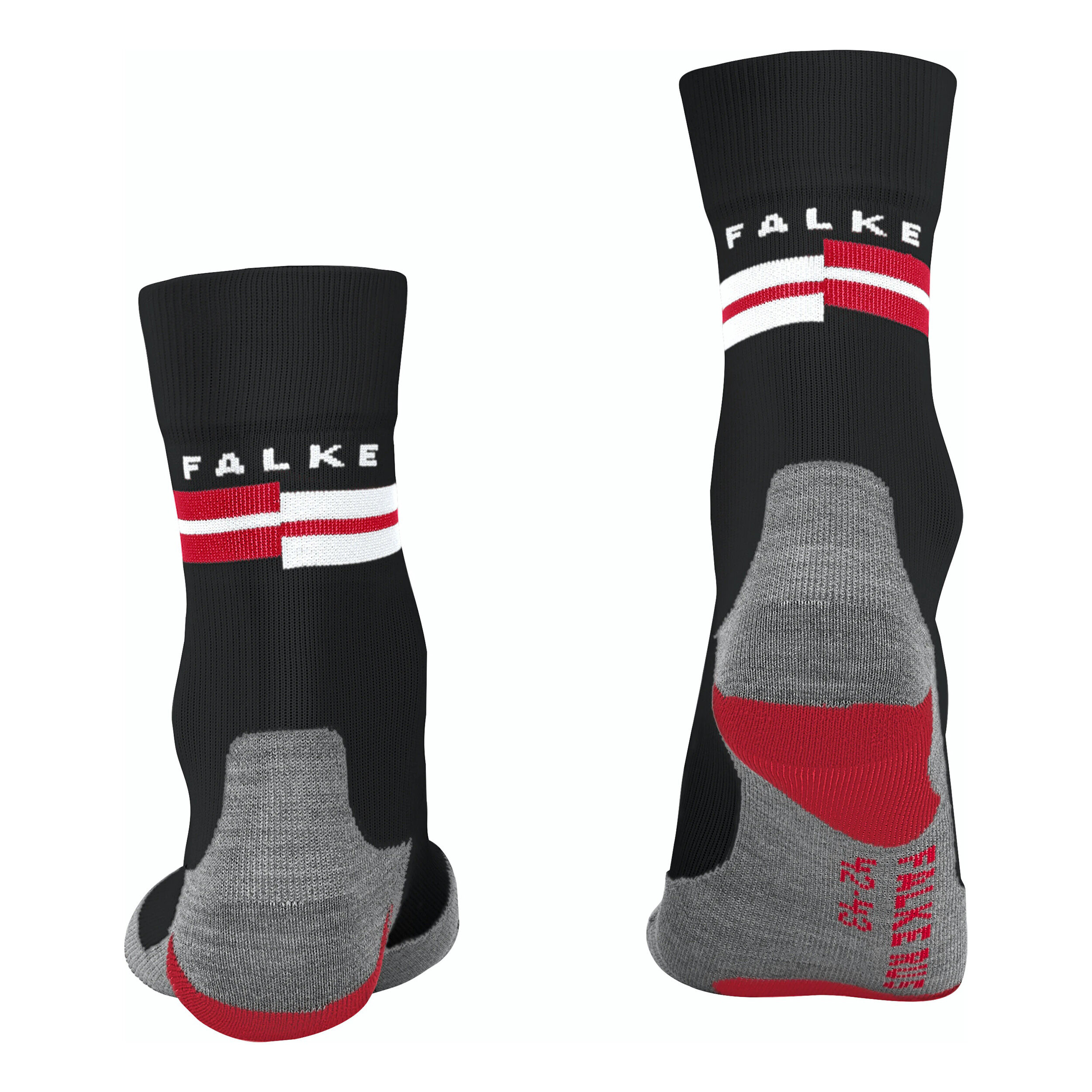 Falke RU5 Chaussettes De Running Femmes - Noir