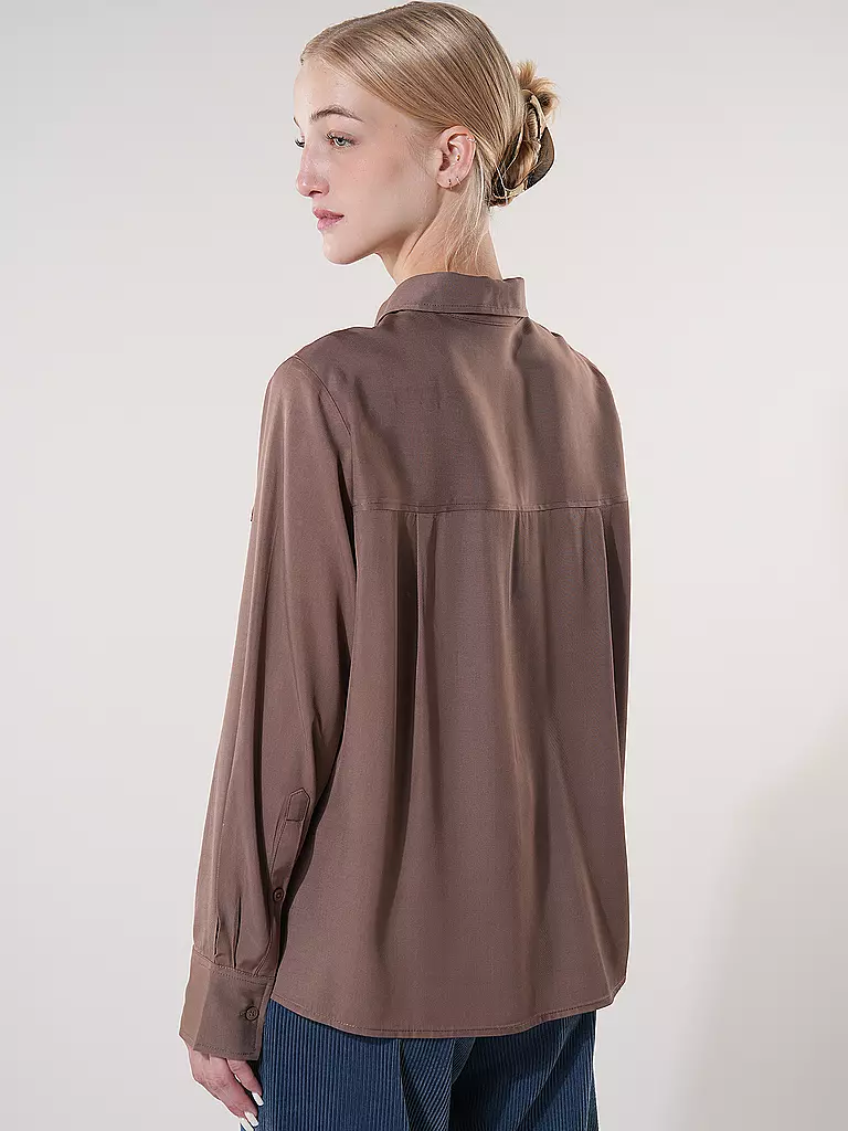 OPUS Bluse FLARA braun