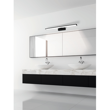 EGLO Spiegellamp PANDELLA 1 600mm zwart