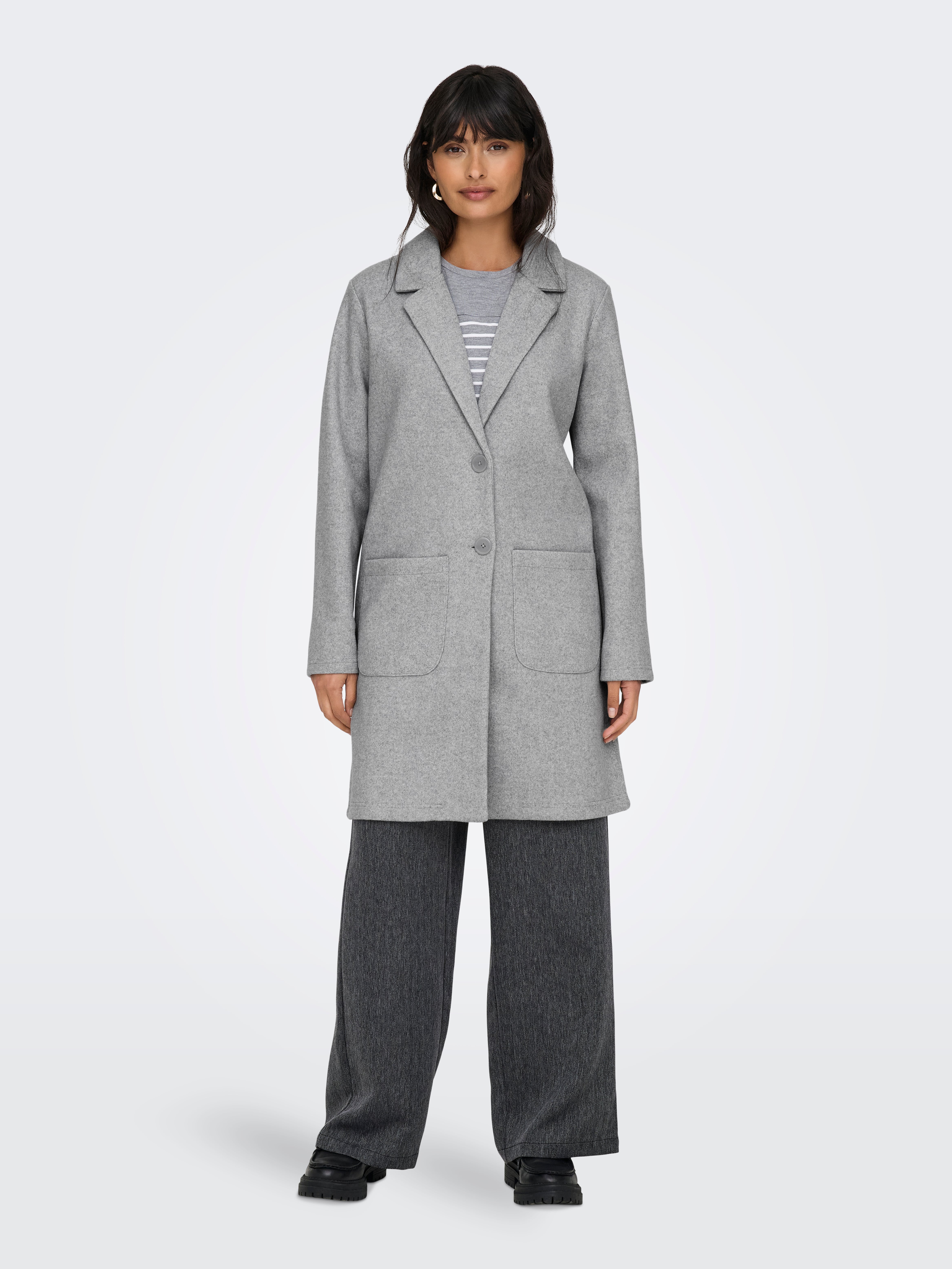 JDYMELLOW Jacke Light Grey Melange