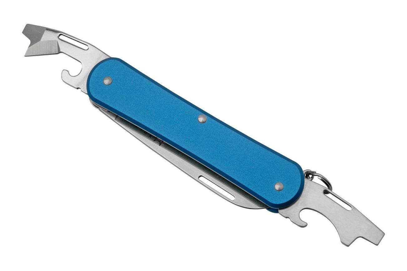 FOX Vulpis 3-Tools FX-VP130-3SB N690Co, Aluminium Sky Blue, Zwitsers zakmes