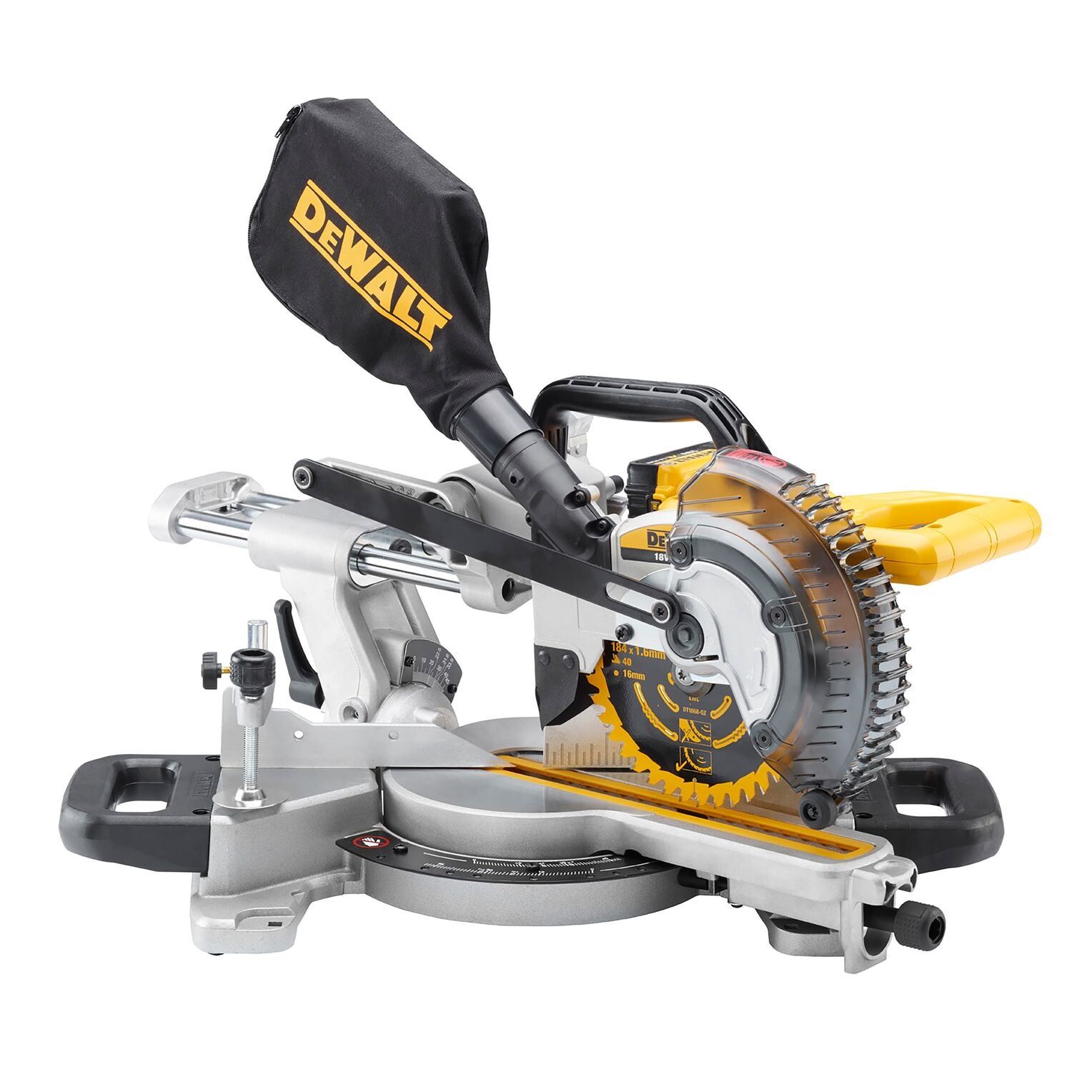 DeWALT DCS365N Accu afkort-/verstekzaag 184mm 18V XR Basic Body