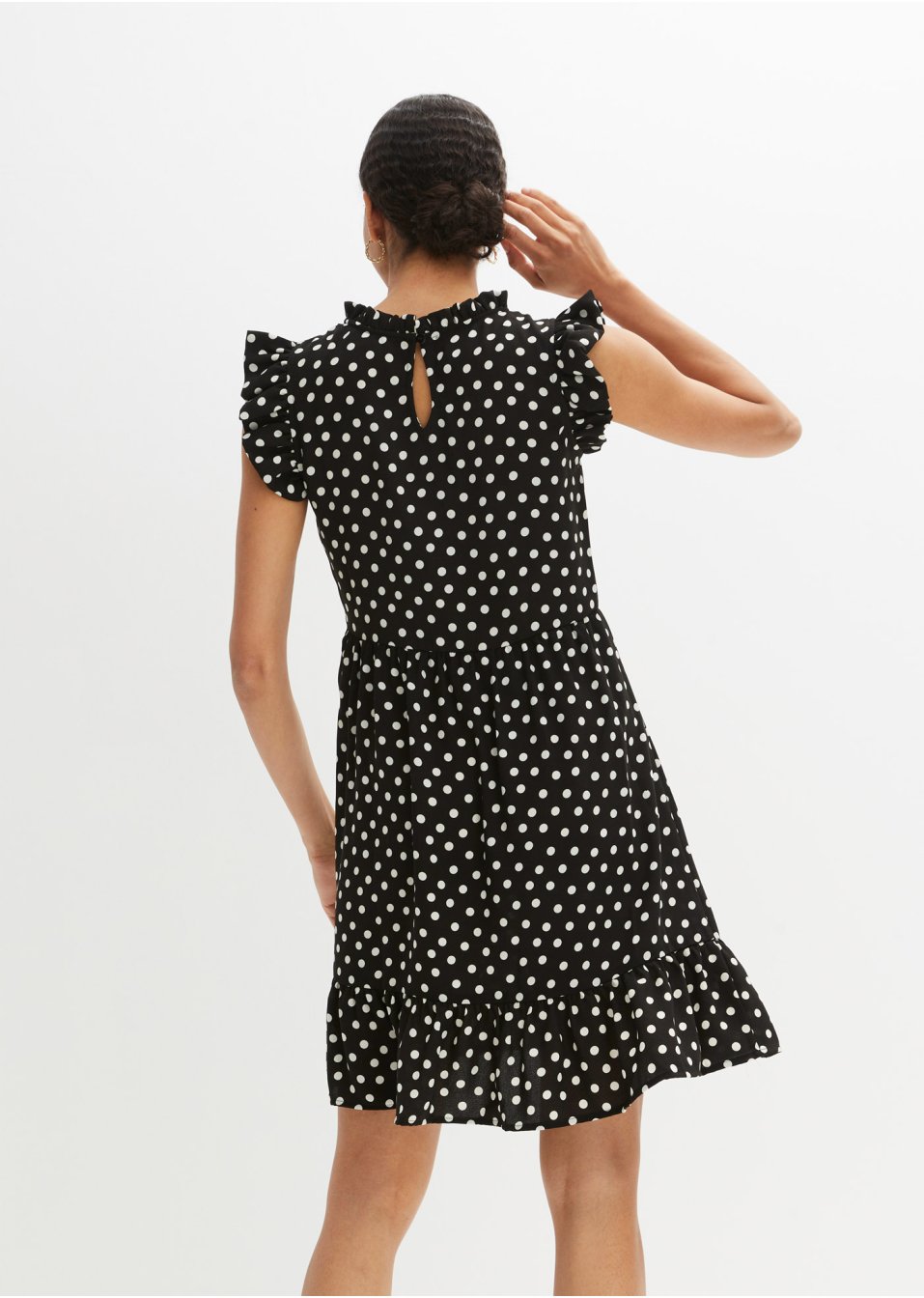 Mini-robe à manches papillon