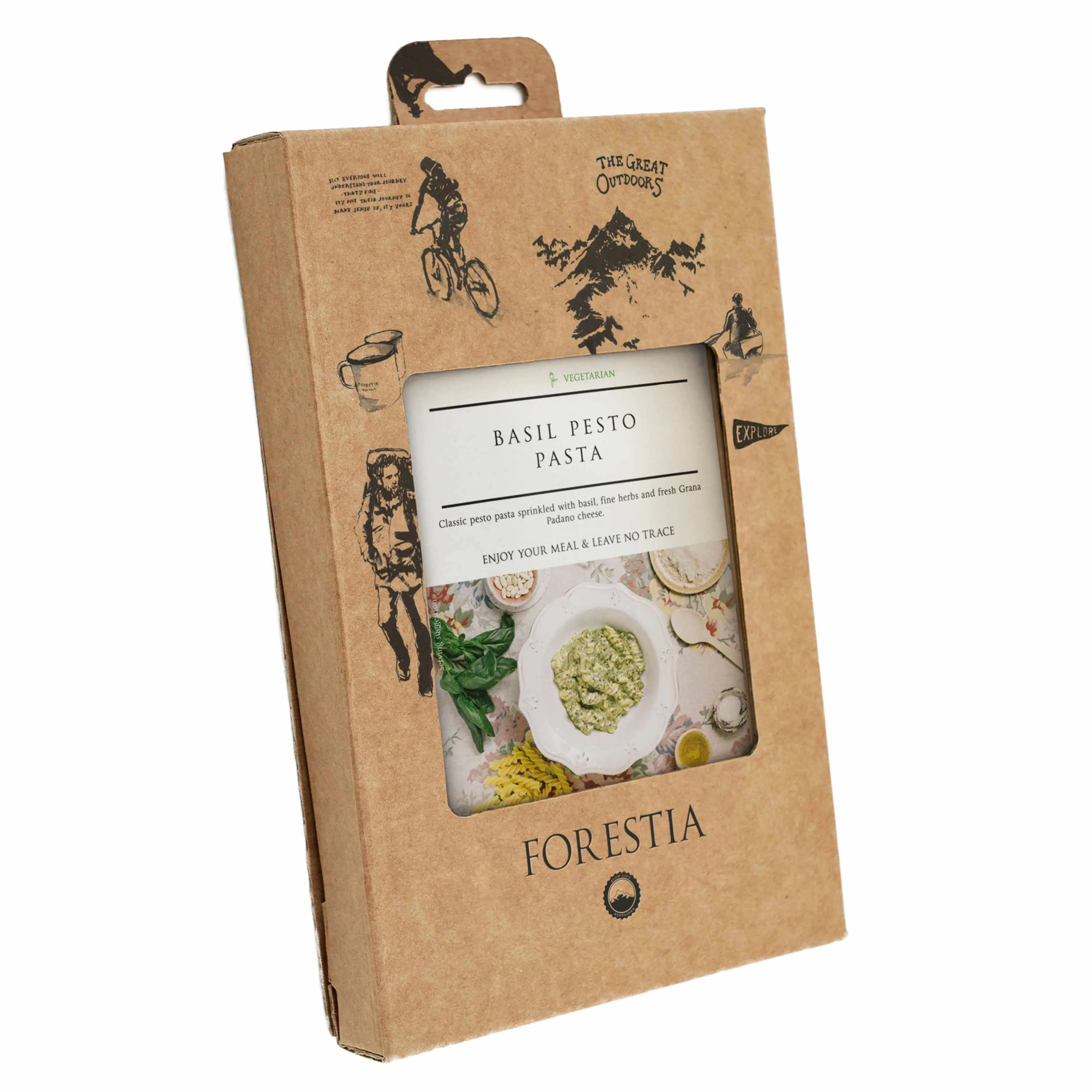 Forestia -  Nudeln mit Basilikumpesto