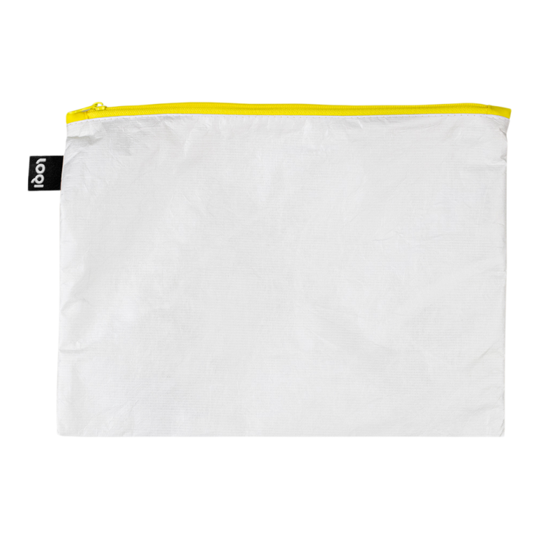 Loqi Reißverschlussbeutel Zip Pockets Tyvek