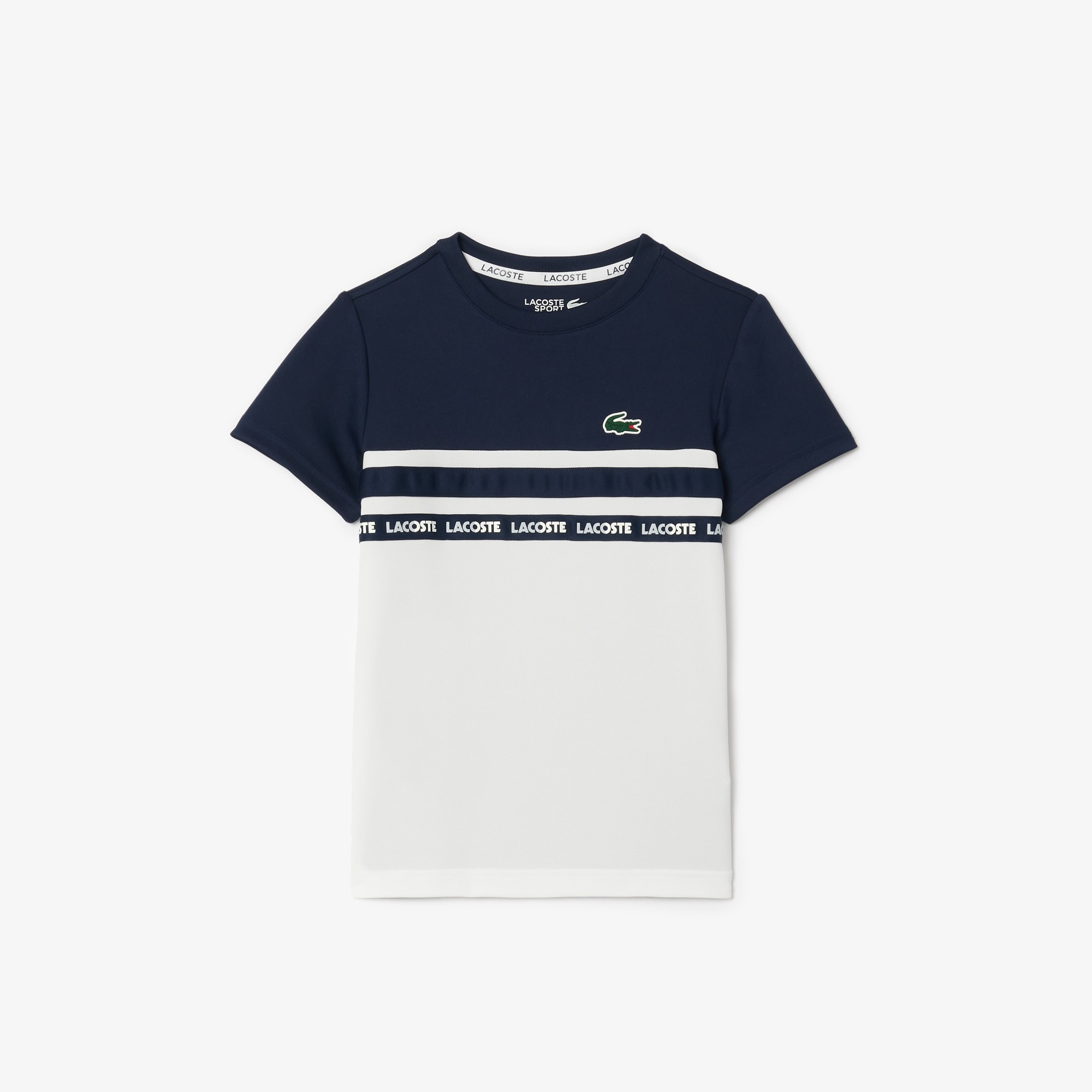T-shirt Tennis en piqué Ultra-Dry T-Shirts & Chemises - Blanc - Lacoste - Garçon