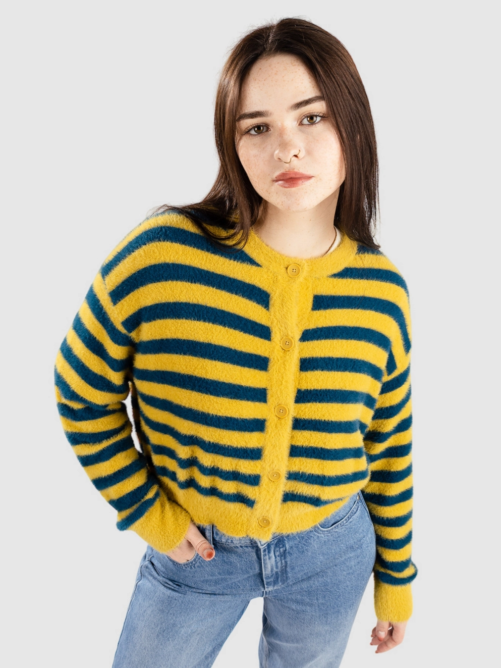 Levi's Cat Cardigan jenny stripe gold