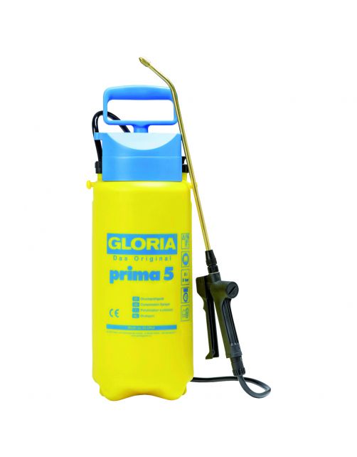 Gloria Drukspuit Prima 5 Type 39 Te - Rug-  & Drukspuiten - 5 l Geel Blauw 5