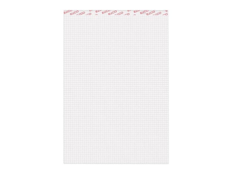 ELCO Notizblock A4 70 g/m² ,4 mm kariert, 5 Stück Neutraler Block, 4 mm perforiert, A4