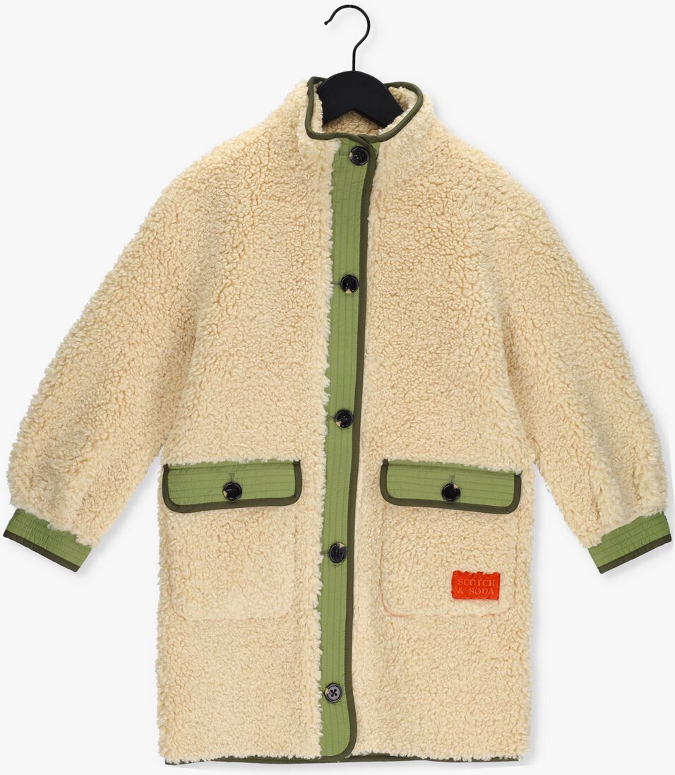 SCOTCH & SODA ecru scotch & soda teddy jas 168608-22-fwgm-a10