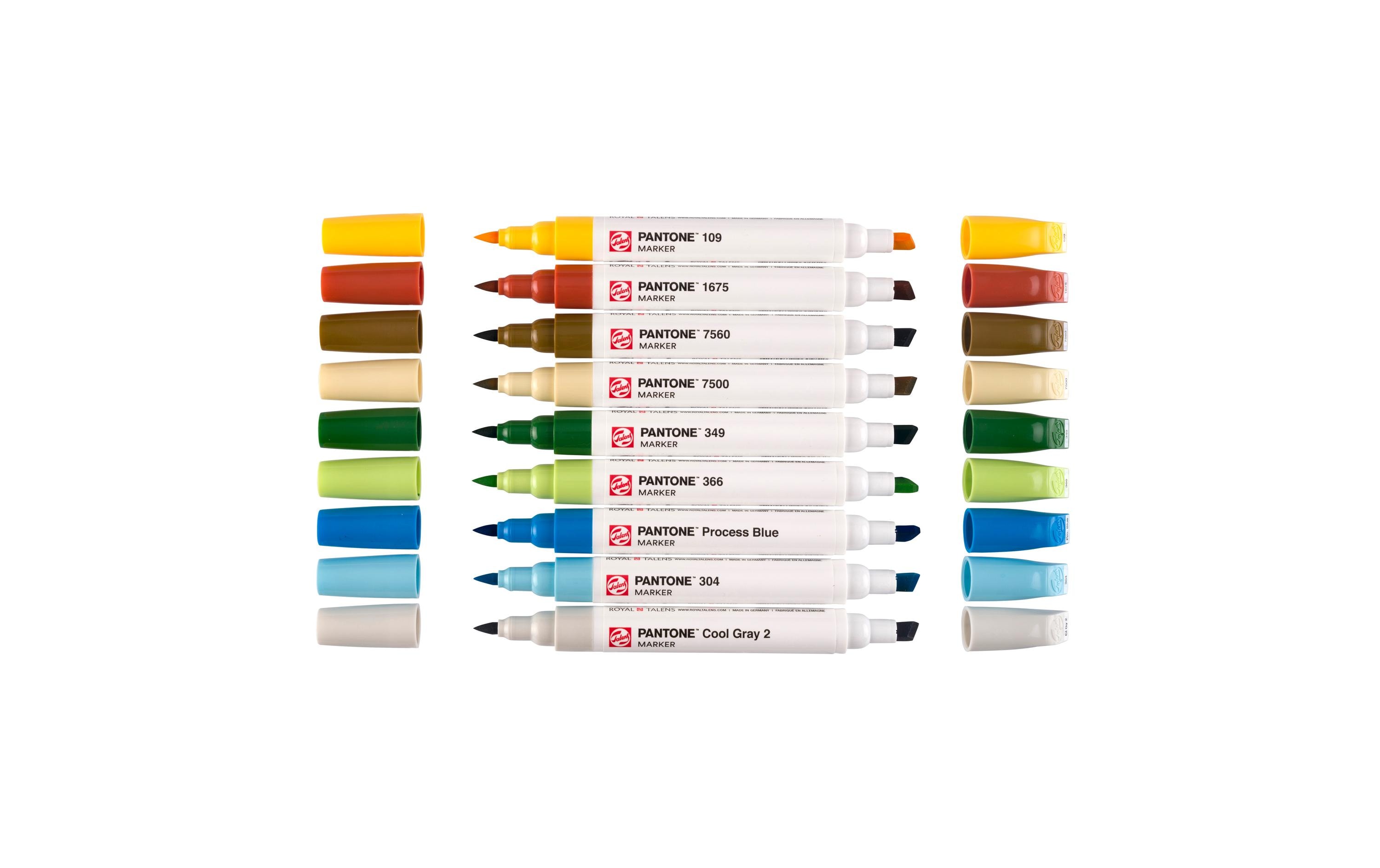 Pantone Marker 9x Set NatureWasserbasierte Marker