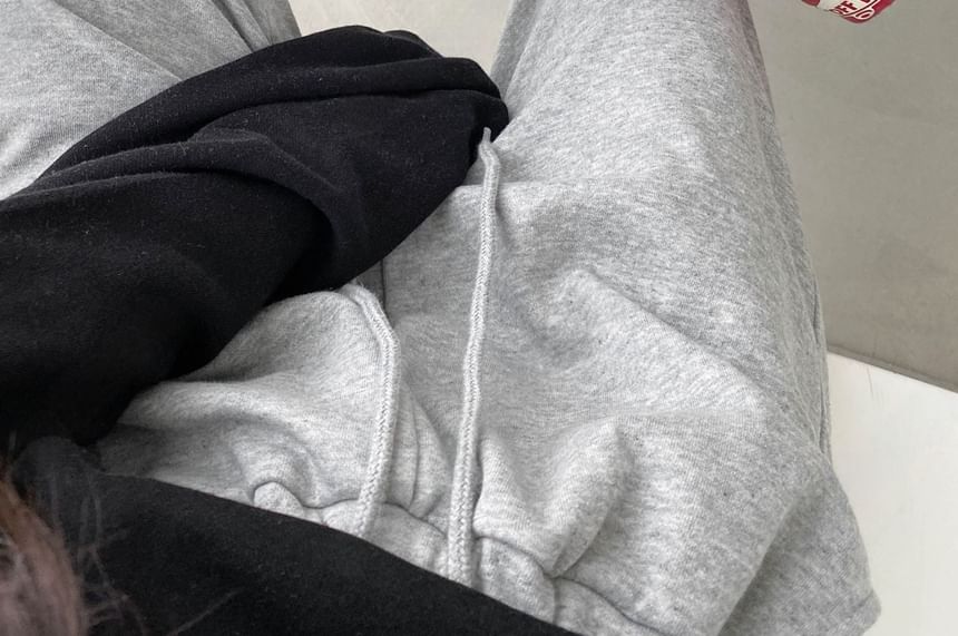 SeoulPop - Effen joggingbroek met trekkoordtaille