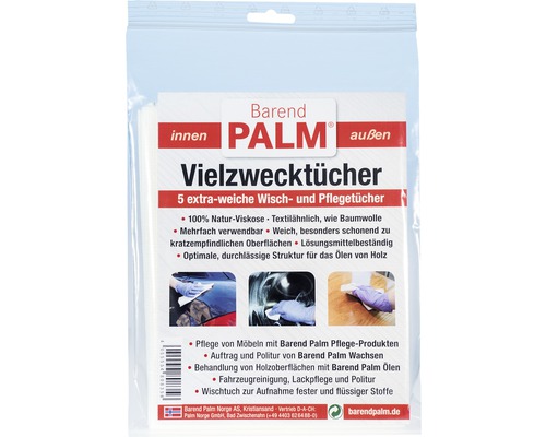 Barend Palm multifunctionele doekjes, 5 stuks.