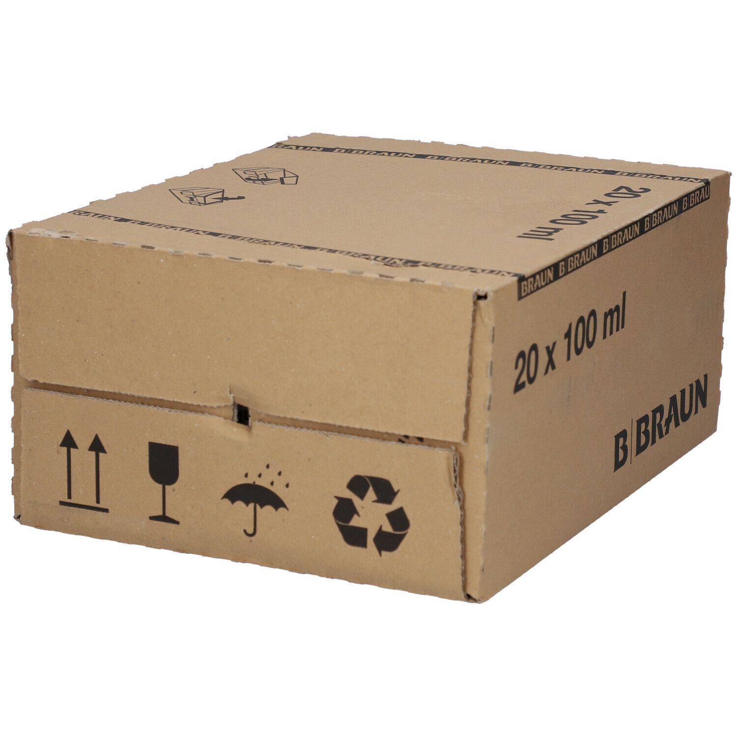 Aqua ad iniectabilia Braun Glasflasche