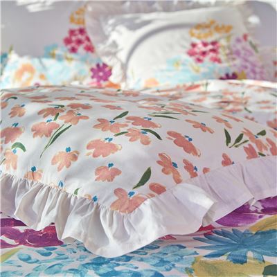 Linge de lit motif fleurs
