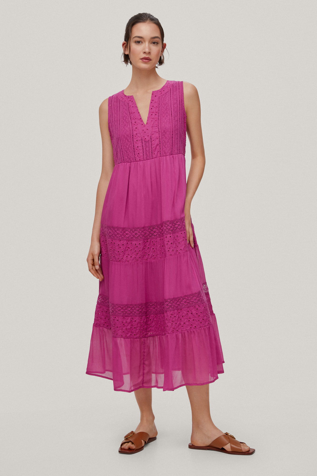 Vestido romântico - Roxo