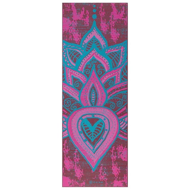 Gaiam Be Free Yoga Mat 6mm Premium Reversible