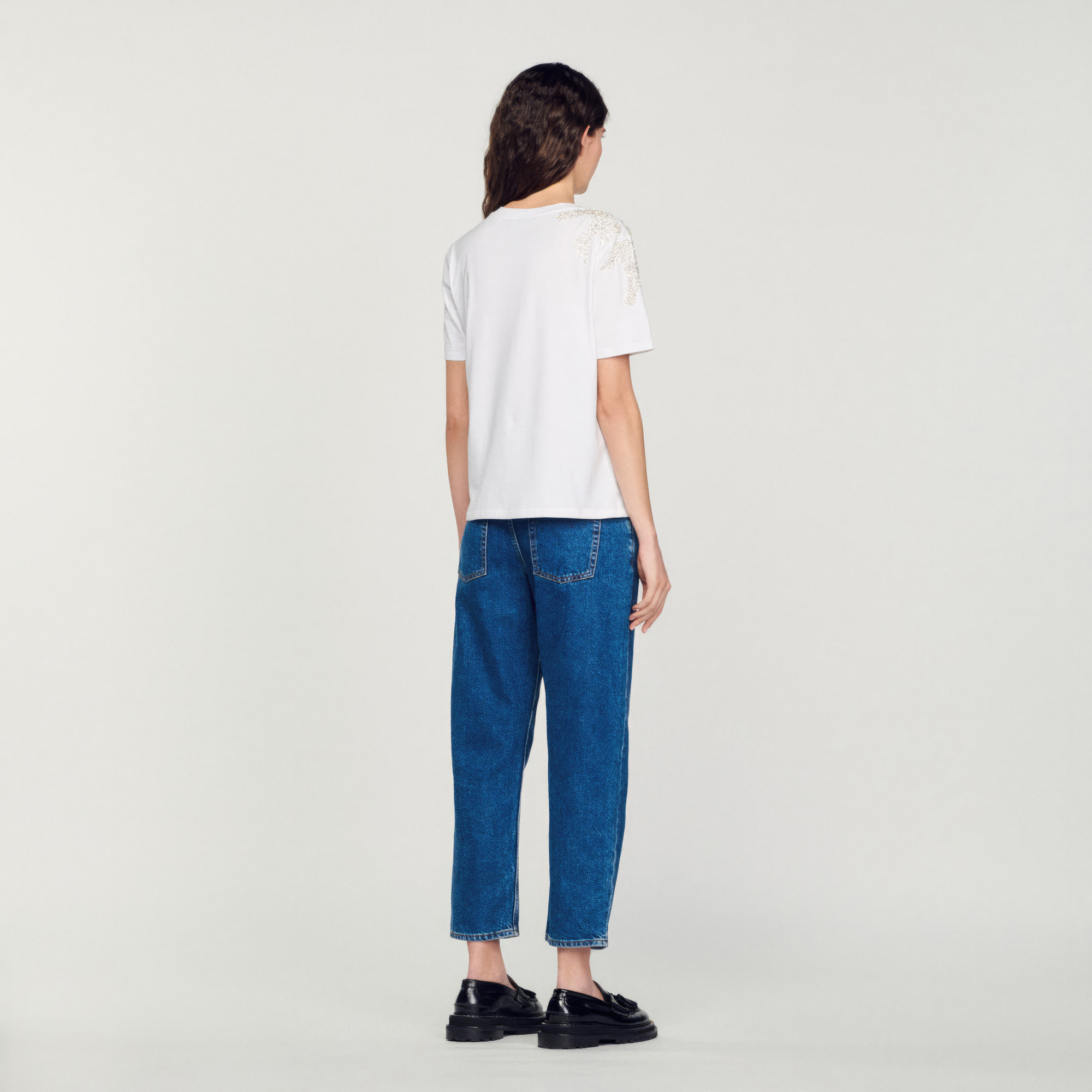 T-shirt orne de strass