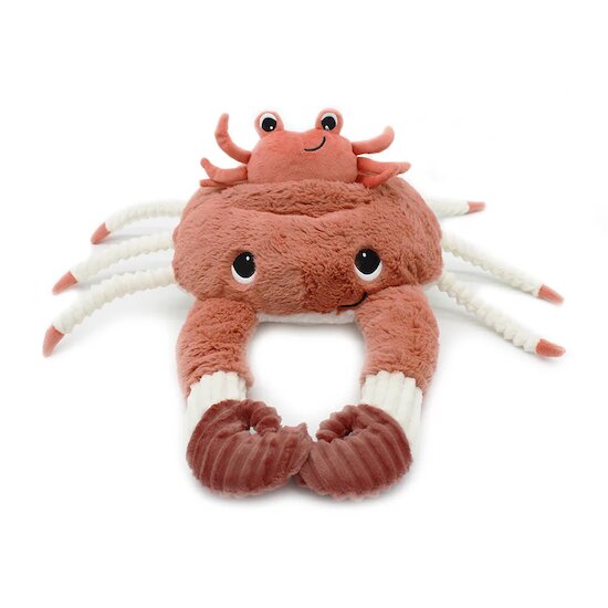 Ptipotos Peluche crabe Cassecou et son bébé   Terracotta        46 cm   de               Les Déglingos